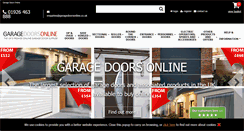 Desktop Screenshot of garagedoorsonline.co.uk